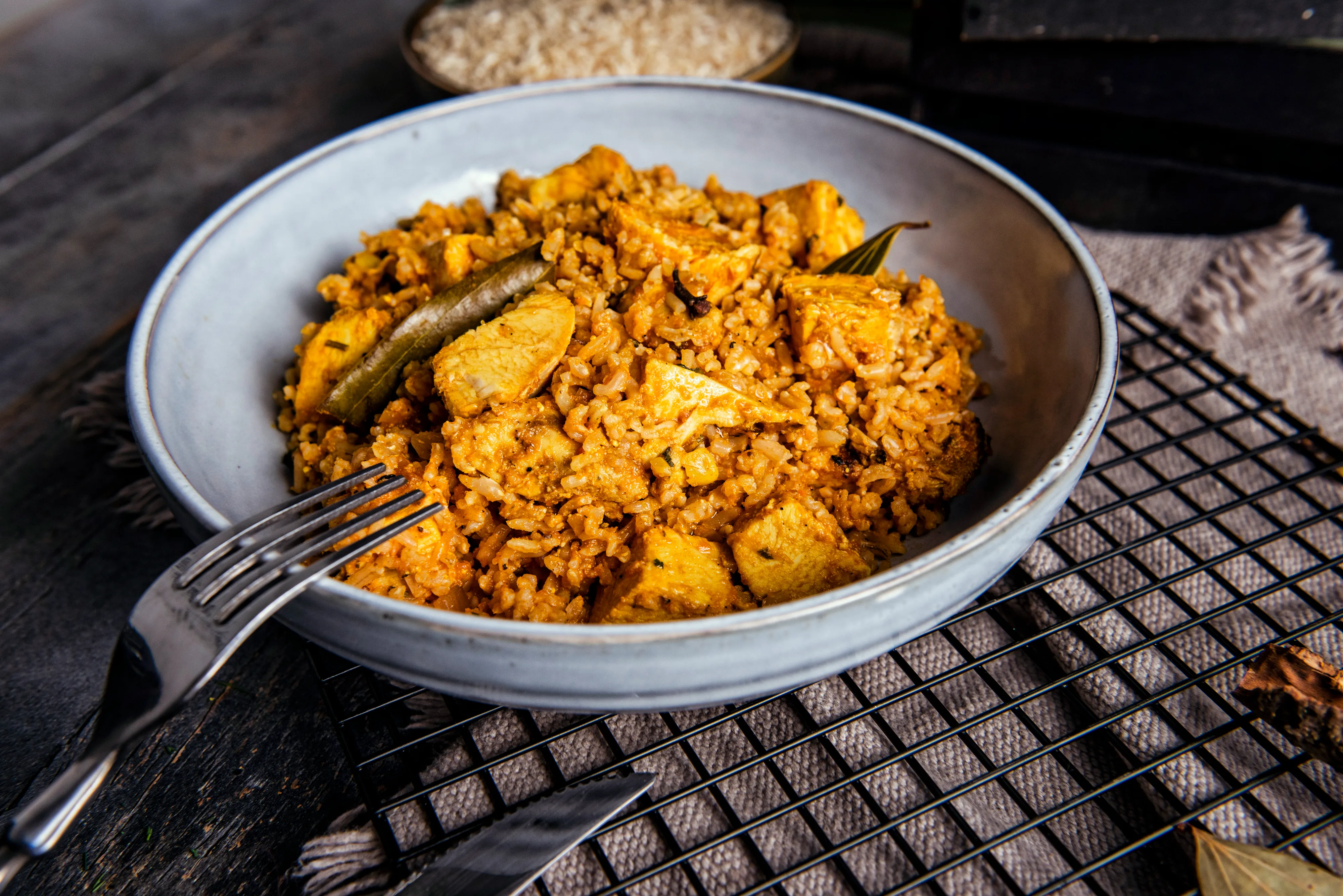 Brown Rice Chicken Biryani — final dish
