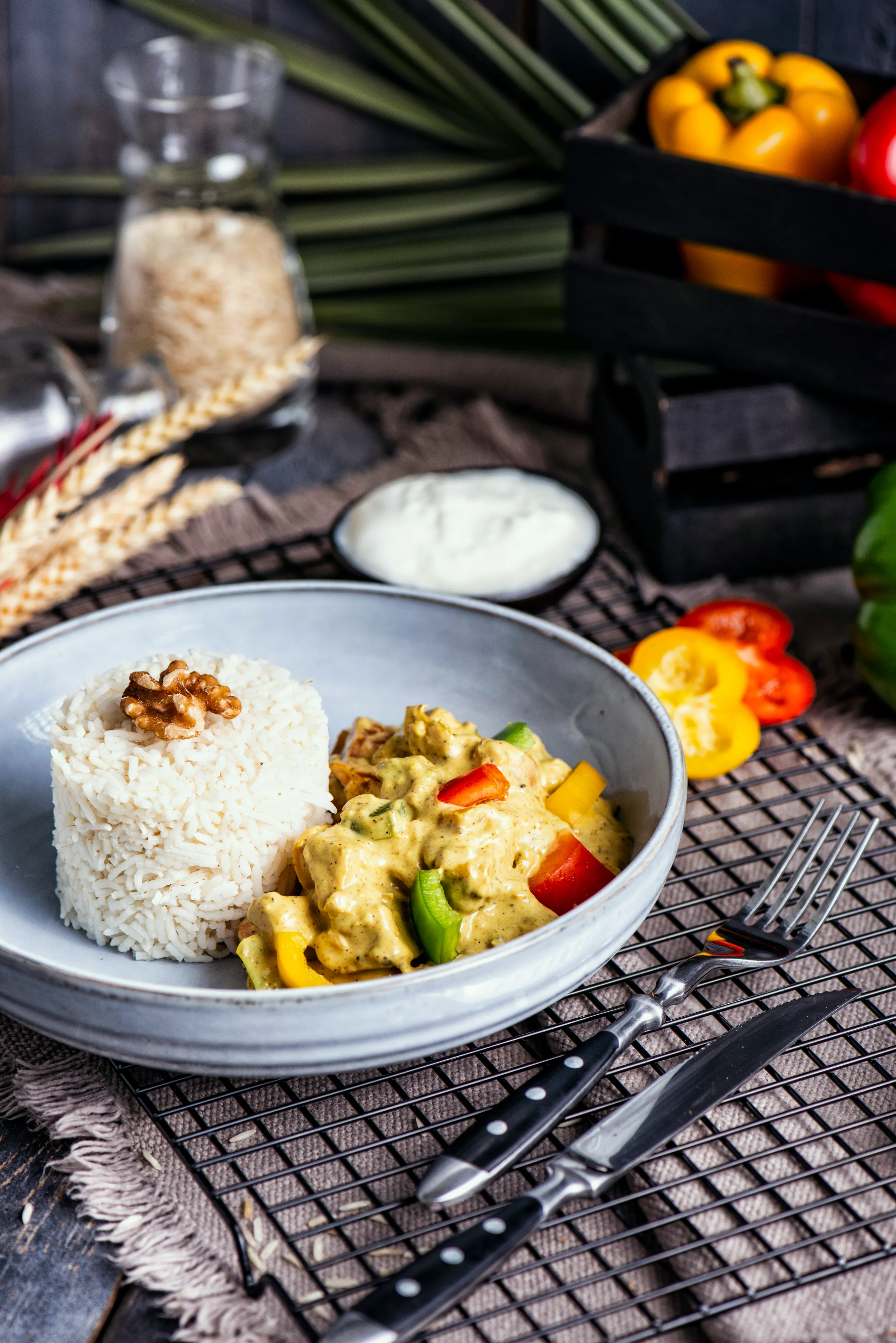 Golden Turmeric Chicken Mole — final dish