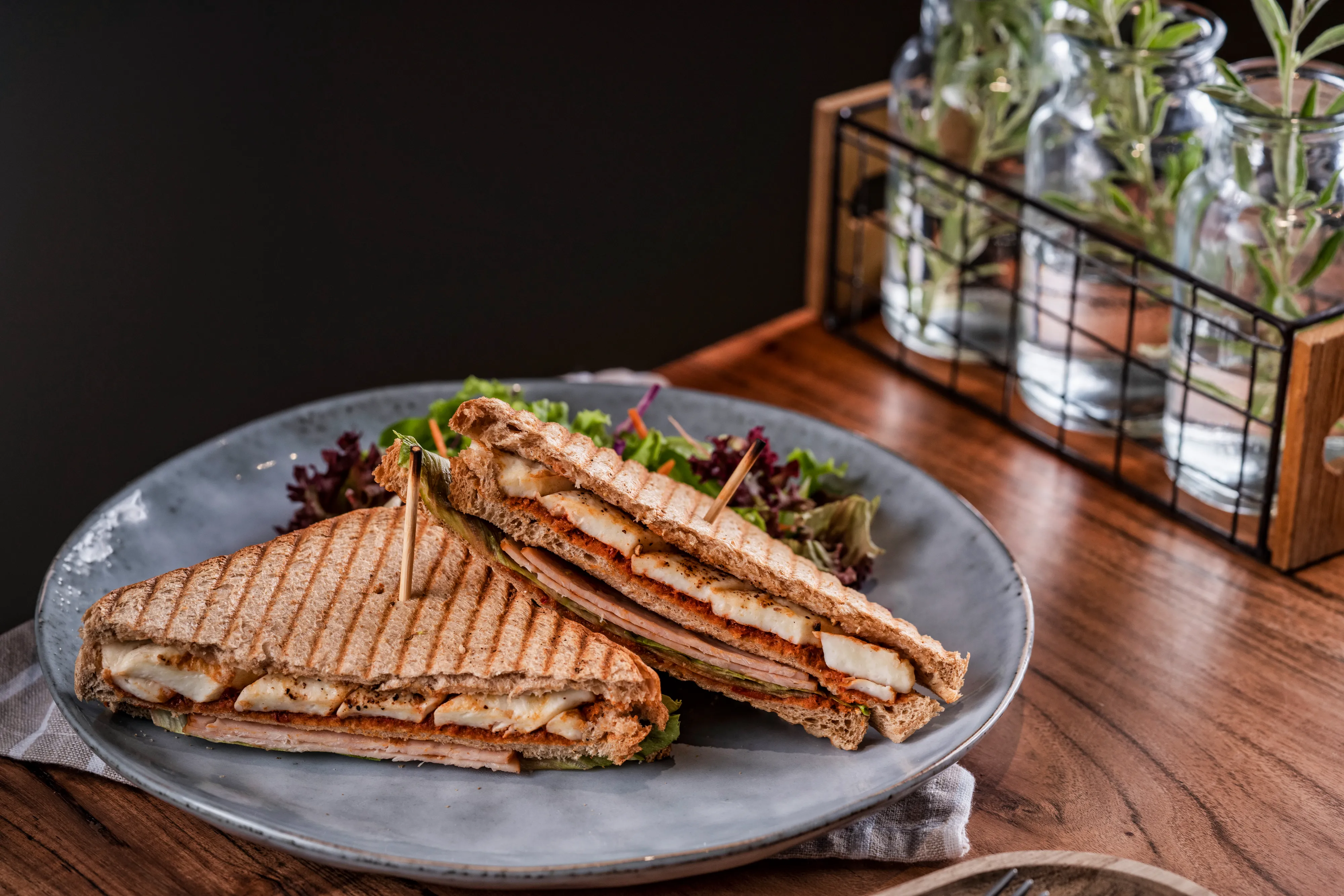 Spiced Harissa Chicken Melt — final dish