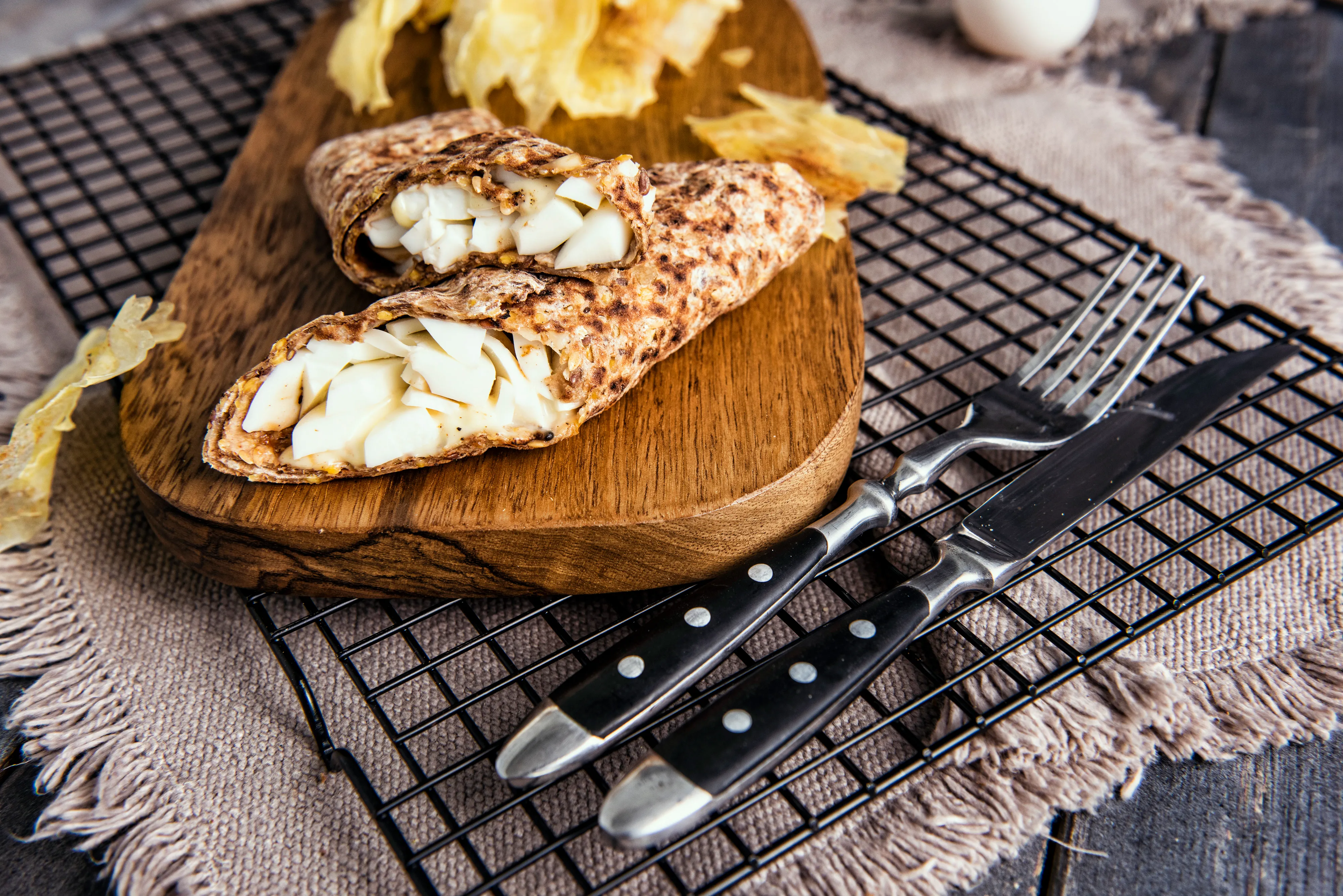 High-Protein Egg White Power Wrap