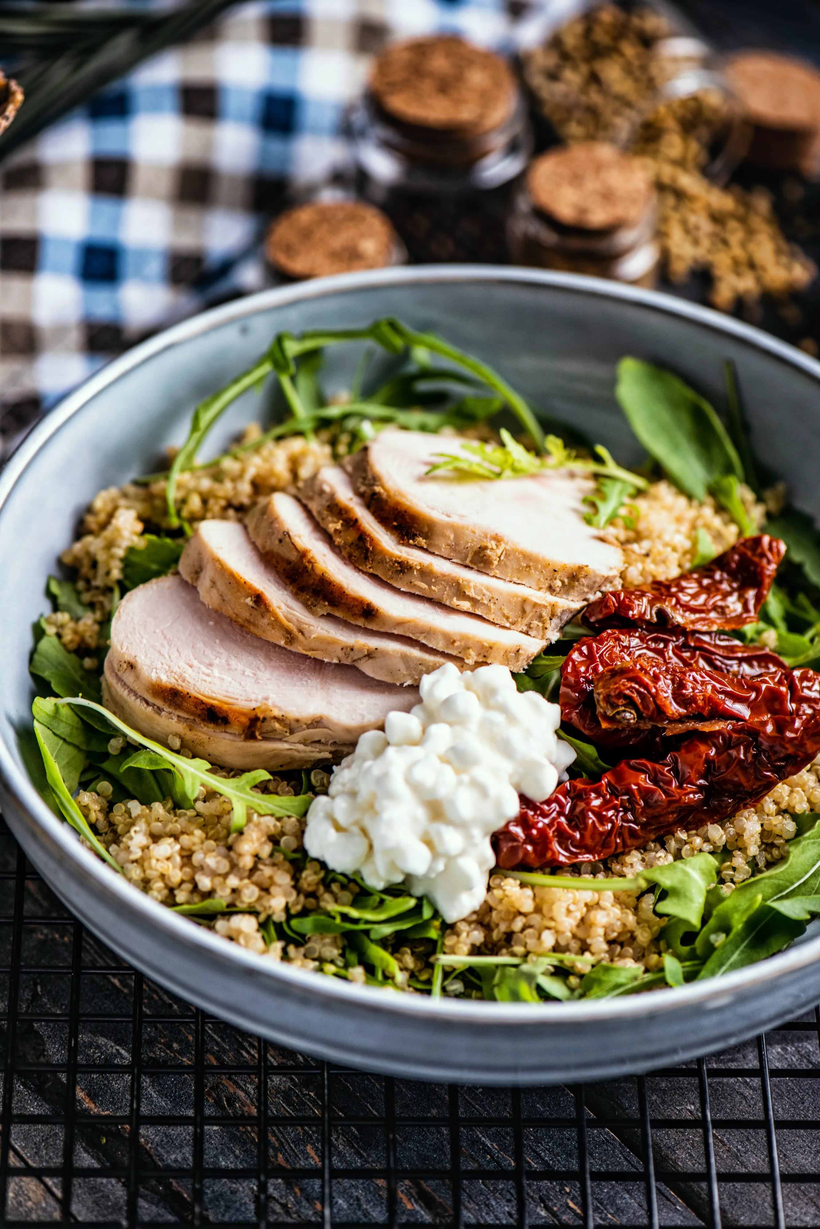 Mediterranean Chicken Quinoa Power Bowl
