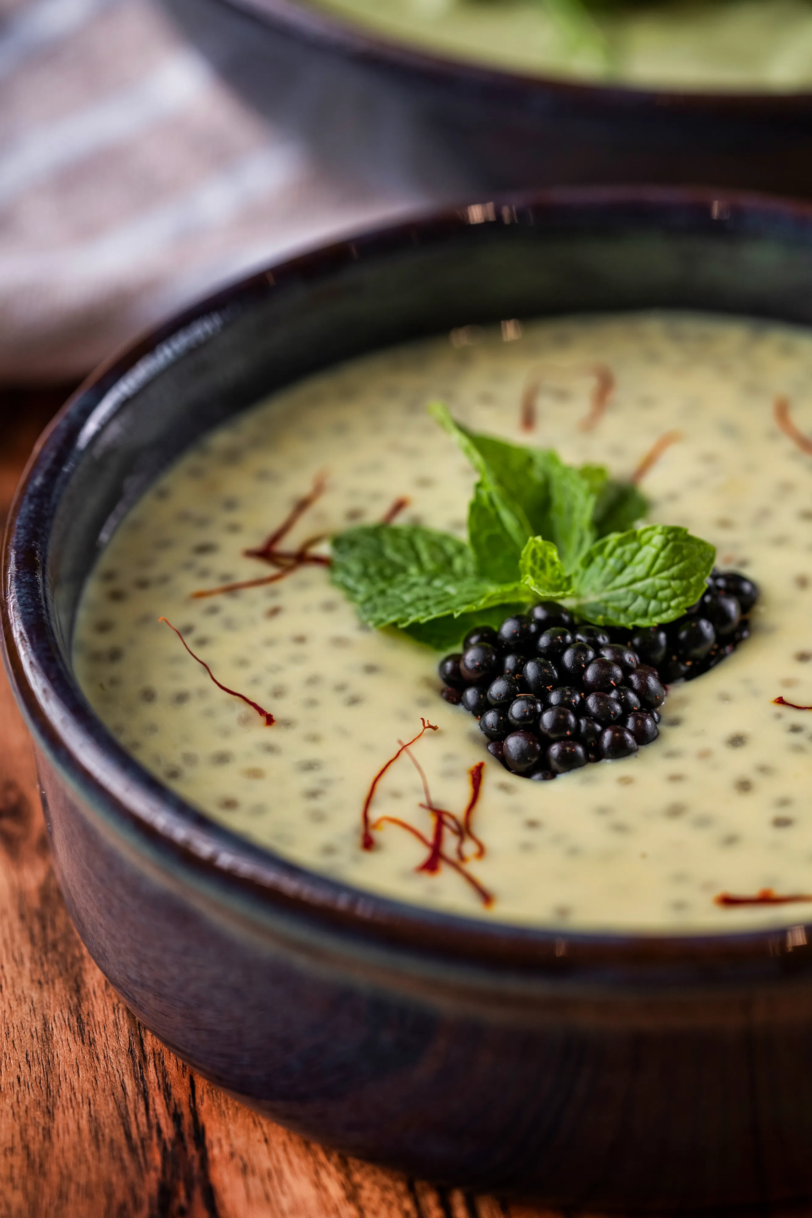 Saffron Chia Pudding