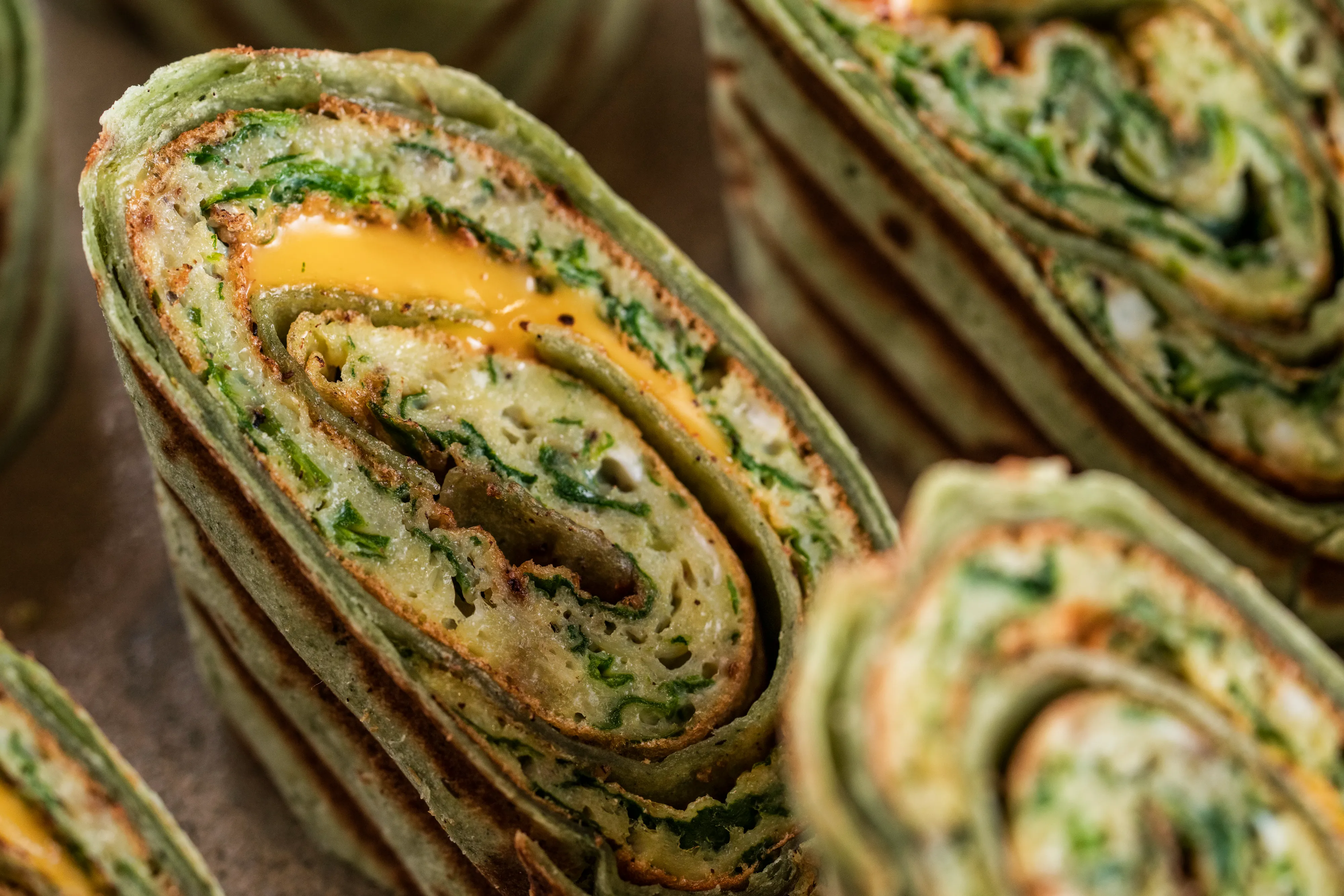 Spinach Egg Burrito Bites